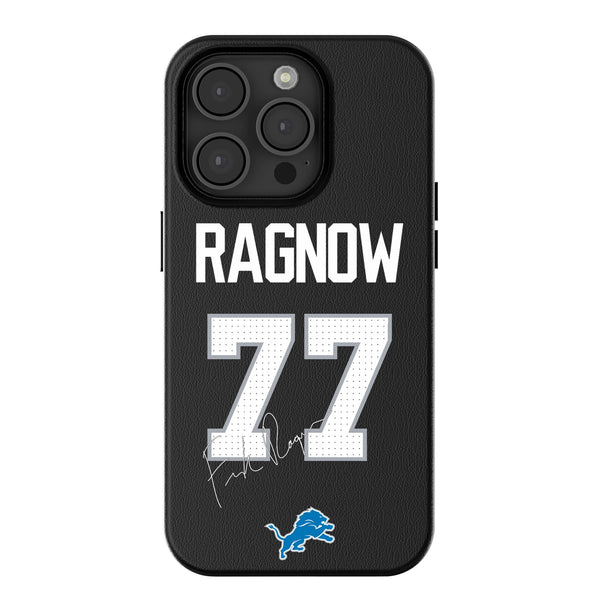 Frank Ragnow Detroit Lions 77 Ready iPhone MagSafe Compatible Phone Case for Apple iPhone