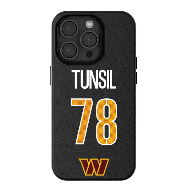 Laremy Tunsil Washington Commanders 78 Game Tactic iPhone MagSafe Compatible Phone Case for Apple iPhone
