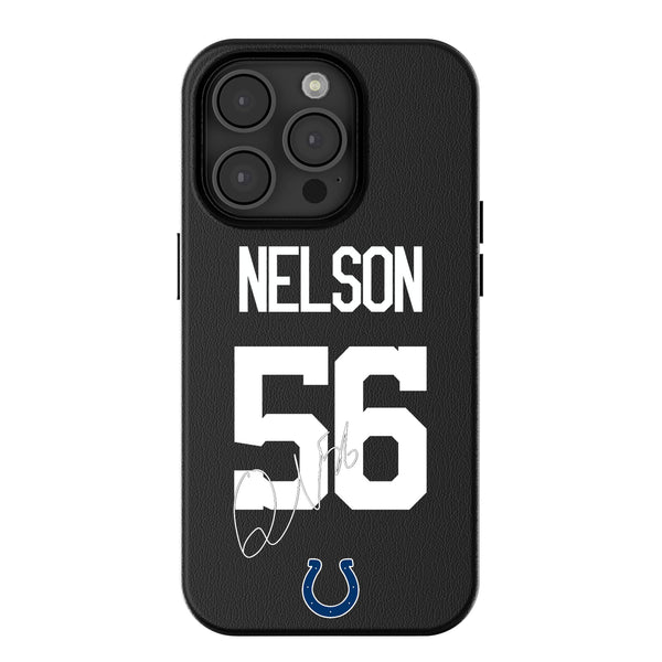 Quenton Nelson Indianapolis Colts 56 Ready iPhone MagSafe Compatible Phone Case for Apple iPhone