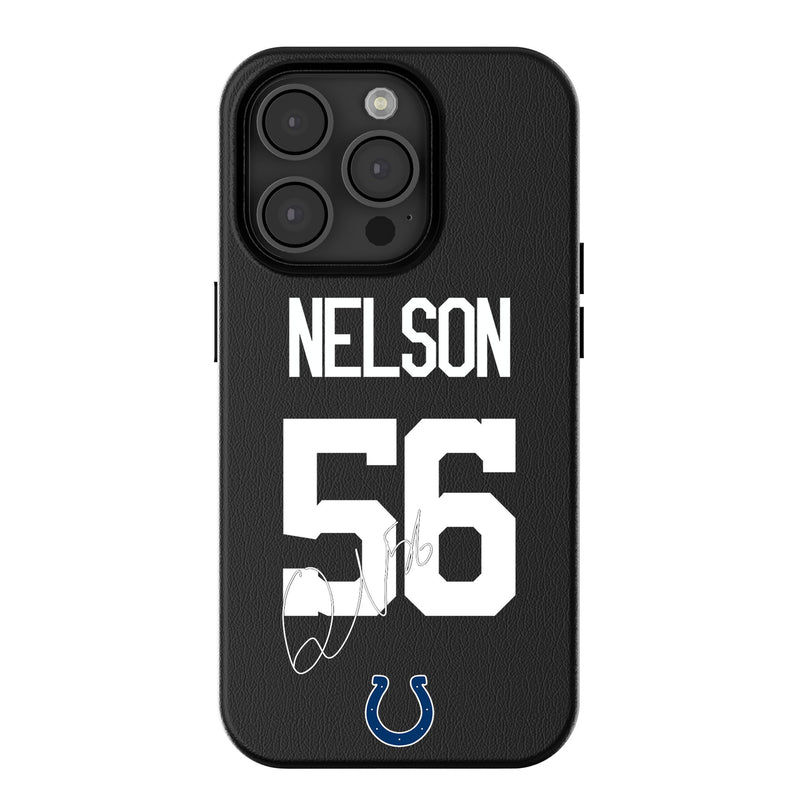 Quenton Nelson Indianapolis Colts 56 Ready iPhone MagSafe Compatible Phone Case for Apple iPhone