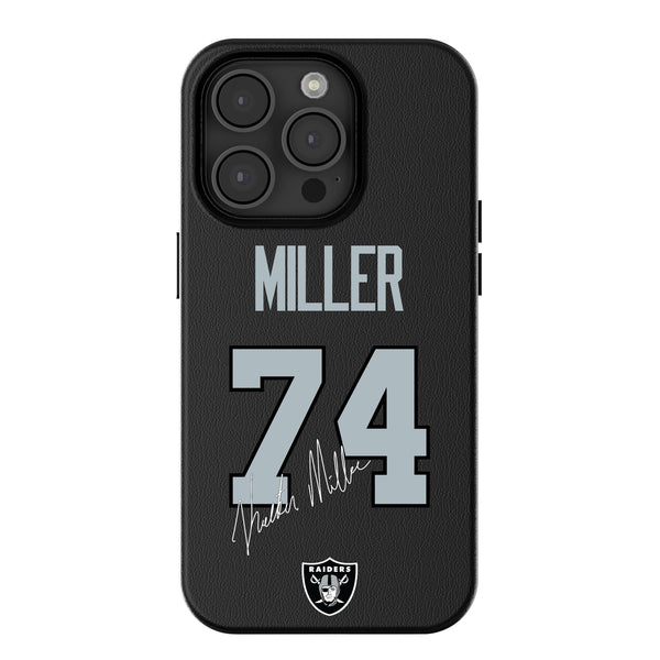 Kolton Miller Las Vegas Raiders 74 Ready iPhone MagSafe Compatible Phone Case for Apple iPhone