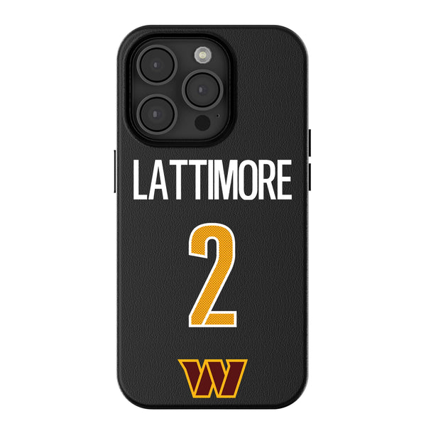 Marshon Lattimore Washington Commanders 2 Game Tactic iPhone MagSafe Compatible Phone Case for Apple iPhone