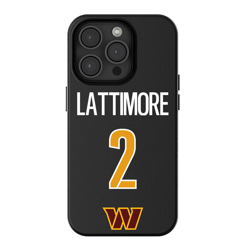 Marshon Lattimore Washington Commanders 2 Game Tactic iPhone MagSafe Compatible Phone Case for Apple iPhone