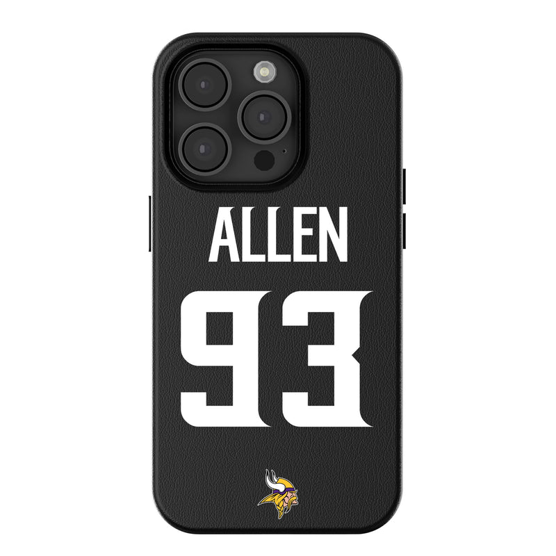 Jonathan Allen Minnesota Vikings 93 Game Tactic iPhone MagSafe Compatible Phone Case for Apple iPhone