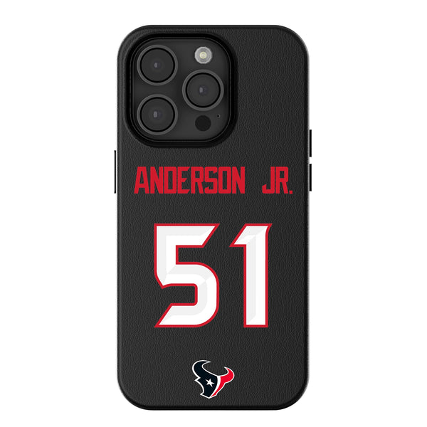 Will Anderson Jr. Houston Texans 51 Ready iPhone MagSafe Compatible Phone Case for Apple iPhone