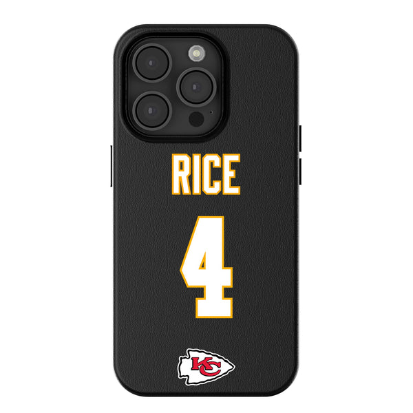 Rashee Rice Kansas City Chiefs 4 Ready iPhone MagSafe Compatible Phone Case for Apple iPhone