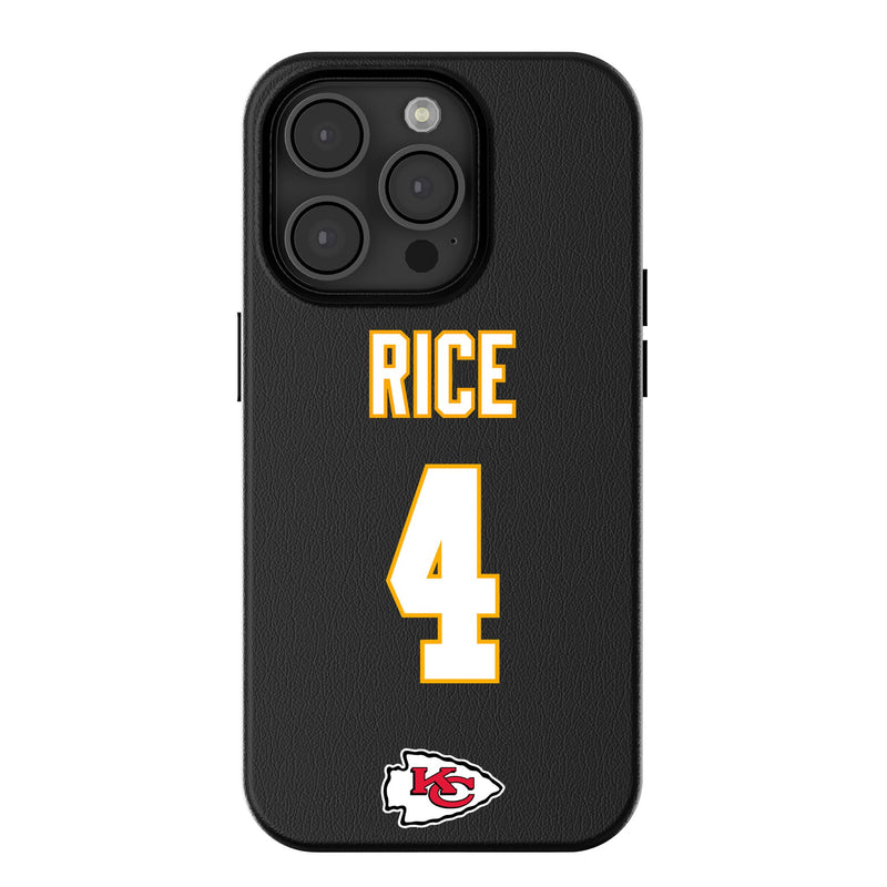 Rashee Rice Kansas City Chiefs 4 Ready iPhone MagSafe Compatible Phone Case for Apple iPhone