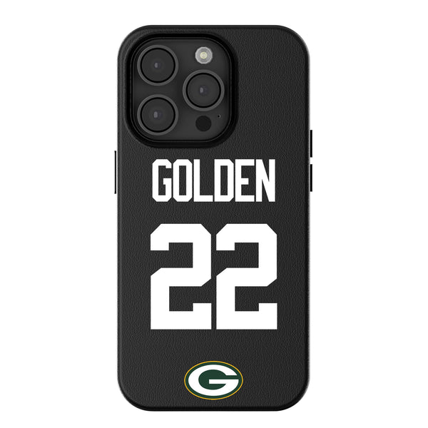 Matthew Golden Green Bay Packers 22 Game Tactic iPhone MagSafe Compatible Phone Case for Apple iPhone