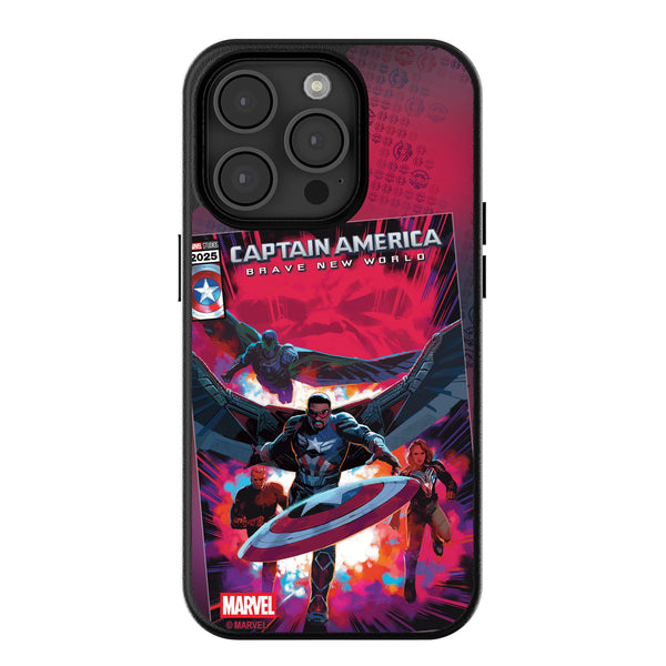 Marvel Avengers Sam Wilson Captain America Cover Art iPhone MagSafe Compatible Phone Case for Apple iPhone