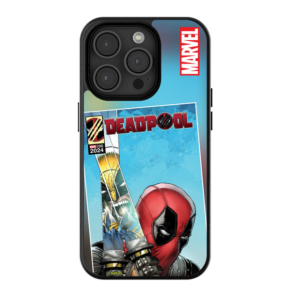 Marvel Deadpool Wolverine Cover Art iPhone MagSafe Compatible Phone Case for Apple iPhone