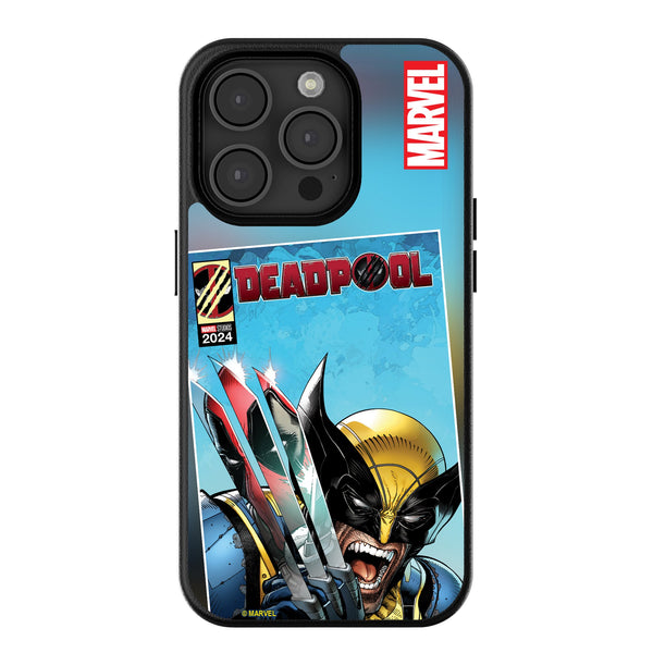 Marvel Deadpool Wolverine Cover Art iPhone MagSafe Compatible Phone Case for Apple iPhone