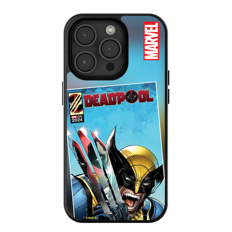 Marvel Deadpool Wolverine Cover Art iPhone MagSafe Compatible Phone Case for Apple iPhone