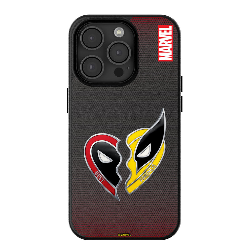 Marvel Deadpool Wolverine Grid iPhone MagSafe Compatible Phone Case