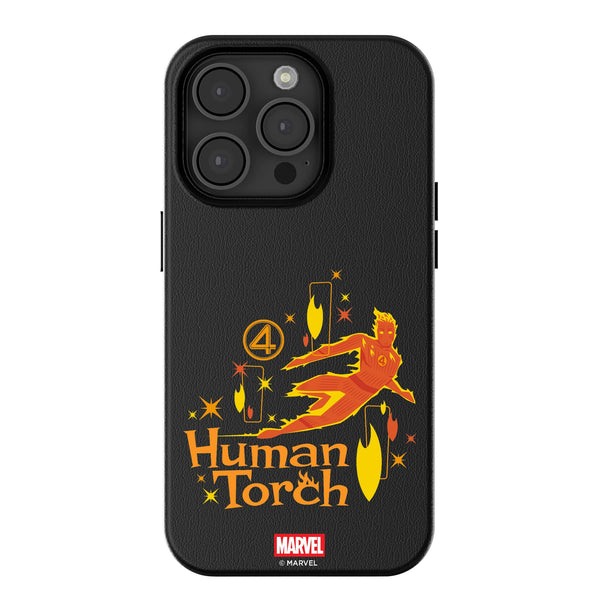 Marvel Human Torch Badge iPhone MagSafe Compatible Phone Case for Apple iPhone