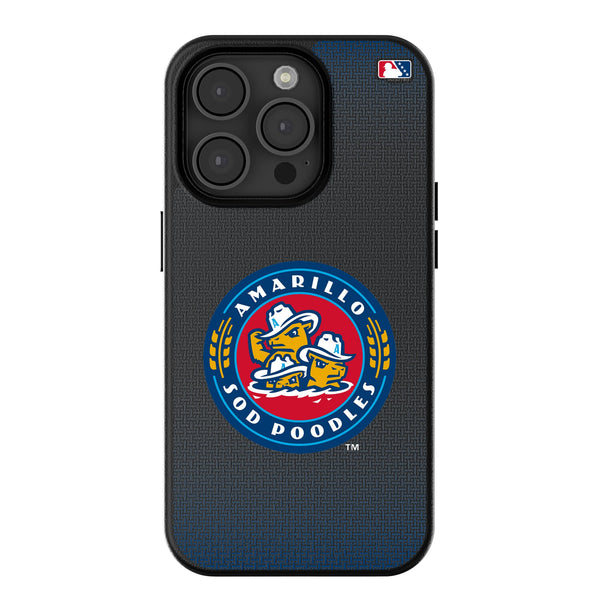 Amarillo Sod Poodles Linen iPhone MagSafe Compatible Phone Case