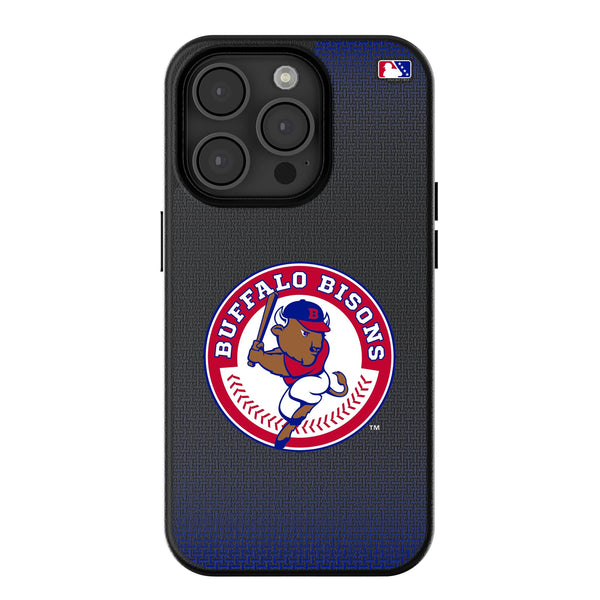 Buffalo Bisons Linen iPhone MagSafe Compatible Phone Case