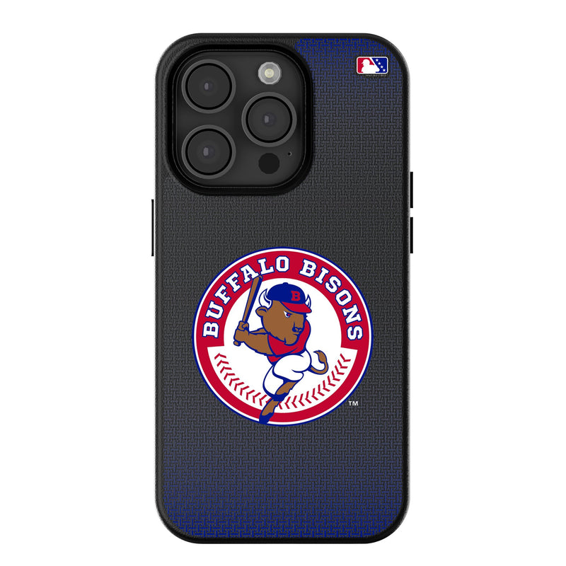 Buffalo Bisons Linen iPhone MagSafe Compatible Phone Case