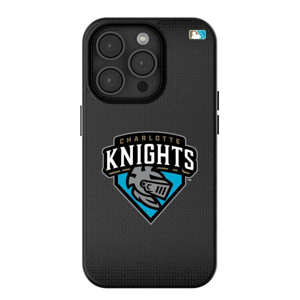 Charlotte Knights Linen iPhone MagSafe Compatible Phone Case