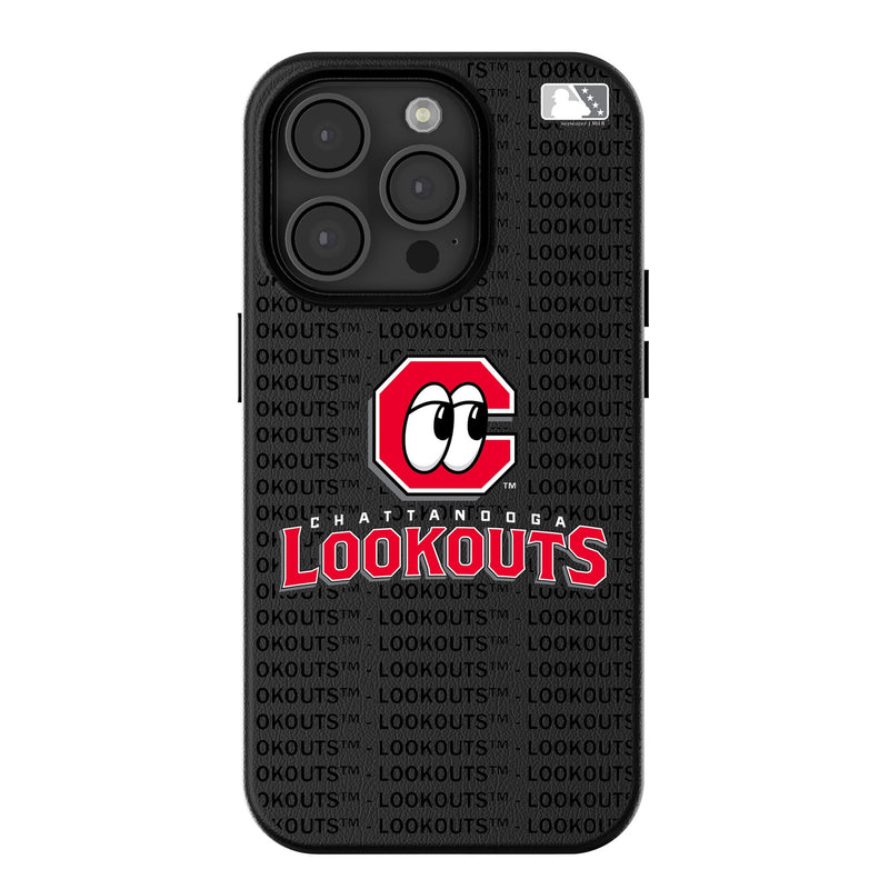 Chattanooga Lookouts Text Backdrop iPhone MagSafe Compatible Phone Case