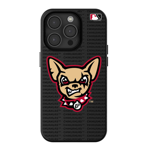 El Paso Chihuahuas Text Backdrop iPhone MagSafe Compatible Phone Case