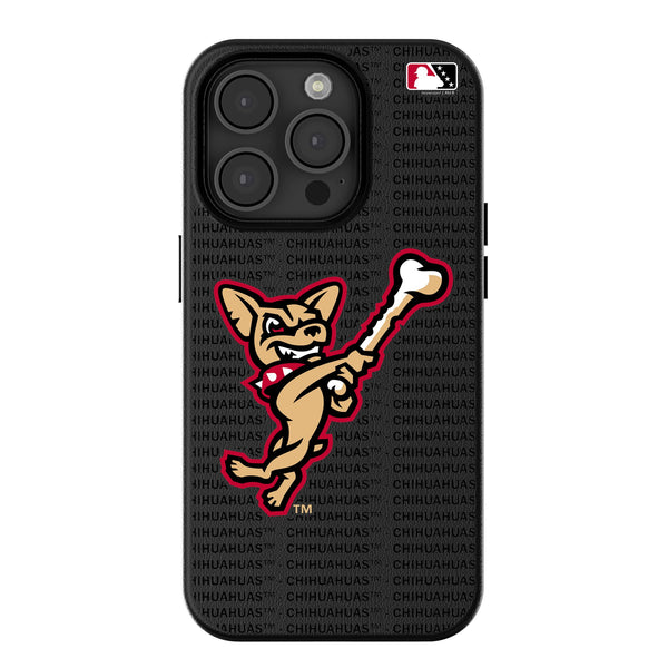 El Paso Chihuahuas Text Backdrop iPhone MagSafe Compatible Phone Case