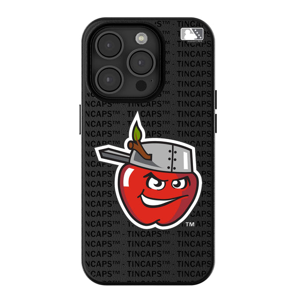 Fort Wayne TinCaps Text Backdrop iPhone MagSafe Compatible Phone Case