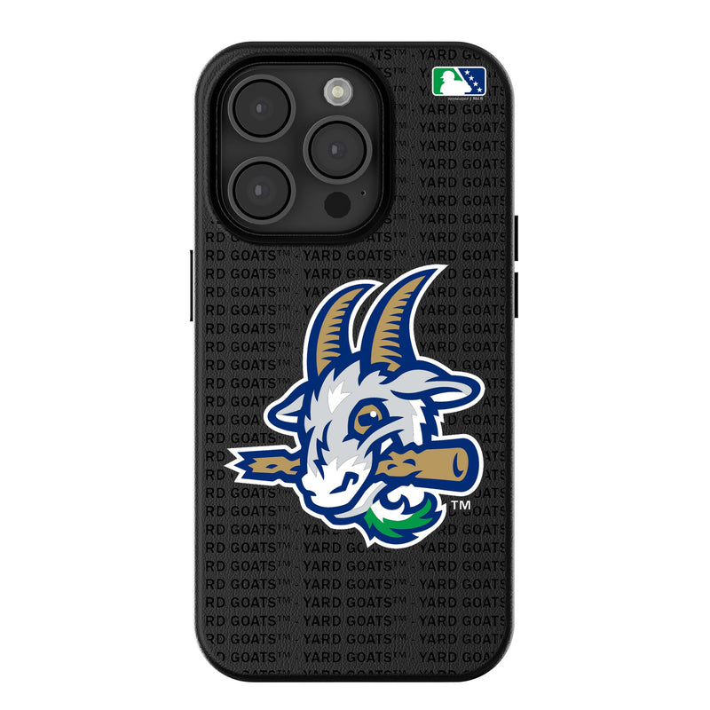 Hartford Yard Goats Text Backdrop iPhone MagSafe Compatible Phone Case