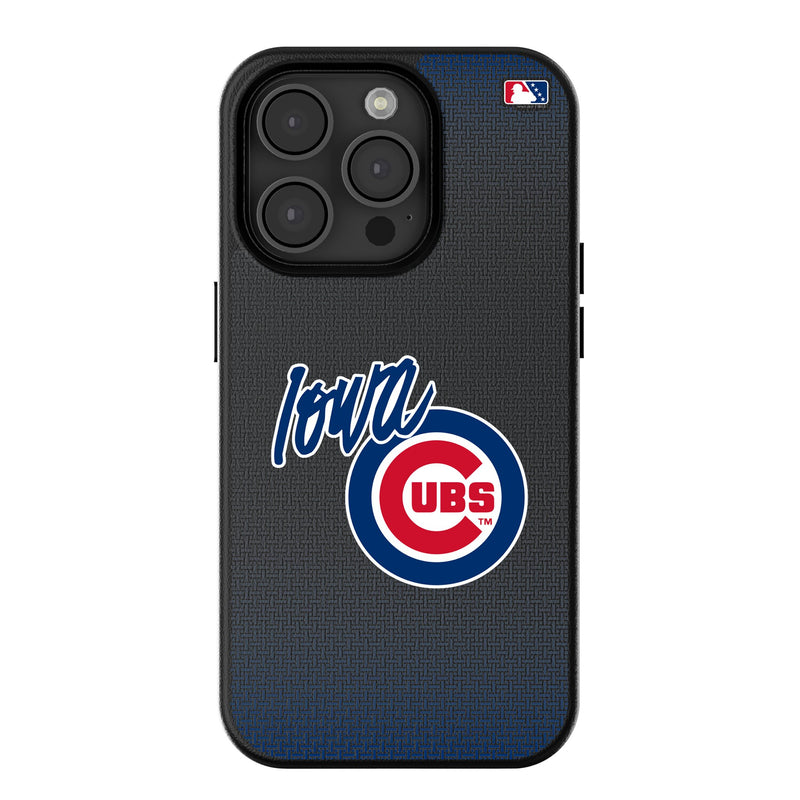 Iowa Cubs Linen iPhone MagSafe Compatible Phone Case