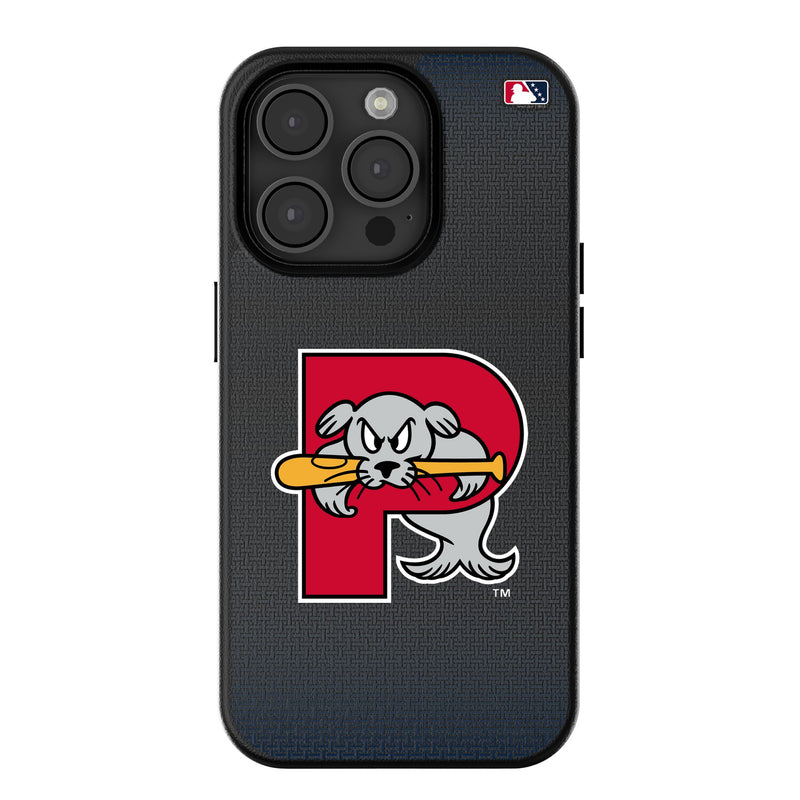 Portland Sea Dogs Linen iPhone MagSafe Compatible Phone Case