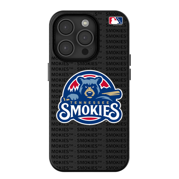 Tennessee Smokies Text Backdrop iPhone MagSafe Compatible Phone Case