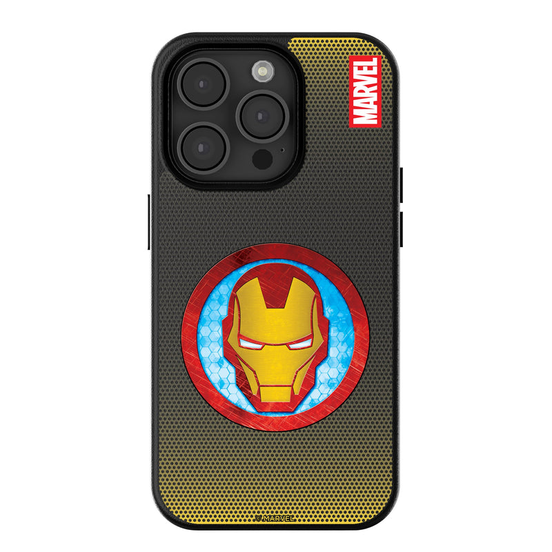 Marvel Avengers Iron Man Grid iPhone MagSafe Compatible Phone Case for Apple iPhone
