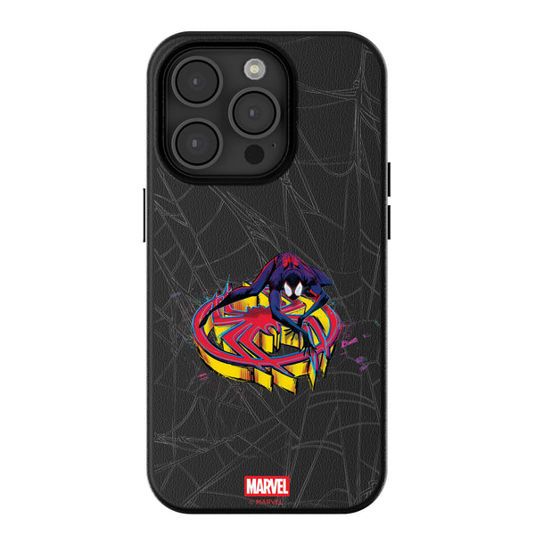 Marvel Miles Morales Badge iPhone MagSafe Compatible Phone Case for Apple iPhone