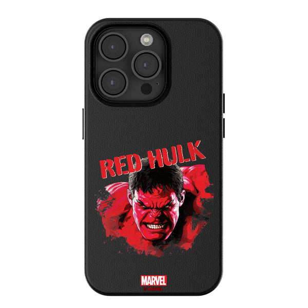 Marvel Avengers Red Hulk Badge iPhone MagSafe Compatible Phone Case for Apple iPhone