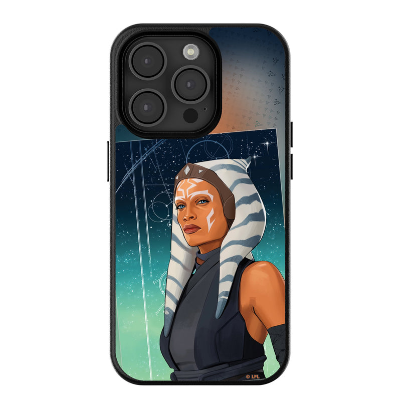 Star Wars Ahsoka Portrait iPhone MagSafe Compatible Phone Case