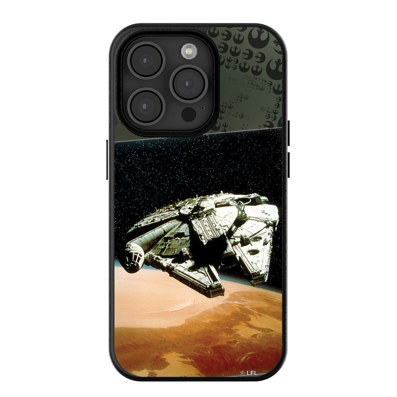 Star Wars Millennium Falcon Portrait iPhone MagSafe Compatible Phone Case for Apple iPhone