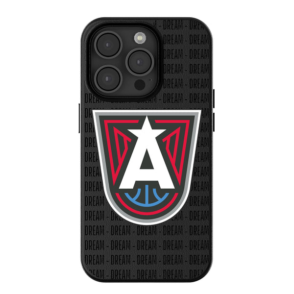 Atlanta Dream Text Backdrop iPhone MagSafe Compatible Phone Case for Apple iPhone