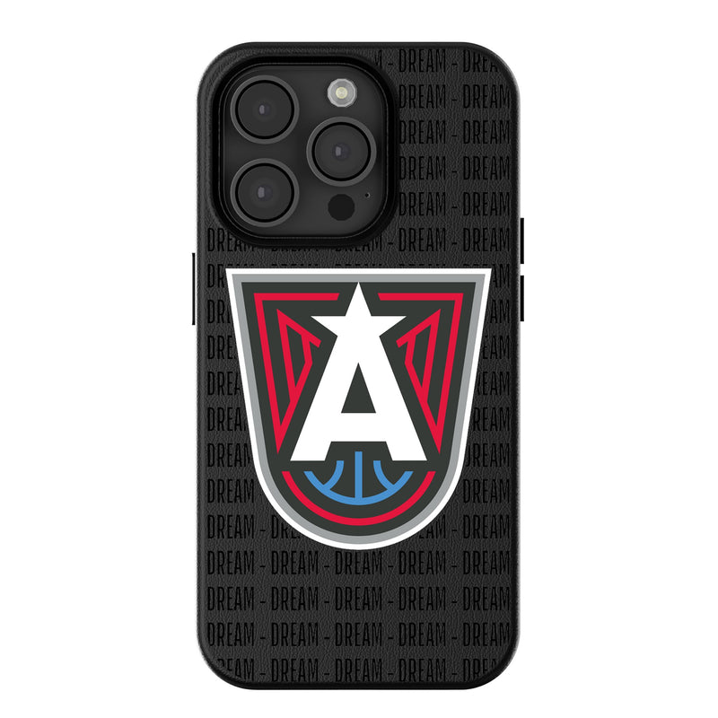 Atlanta Dream Text Backdrop iPhone MagSafe Compatible Phone Case for Apple iPhone
