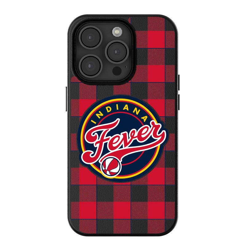 Indiana Fever Plaid iPhone MagSafe Compatible Phone Case