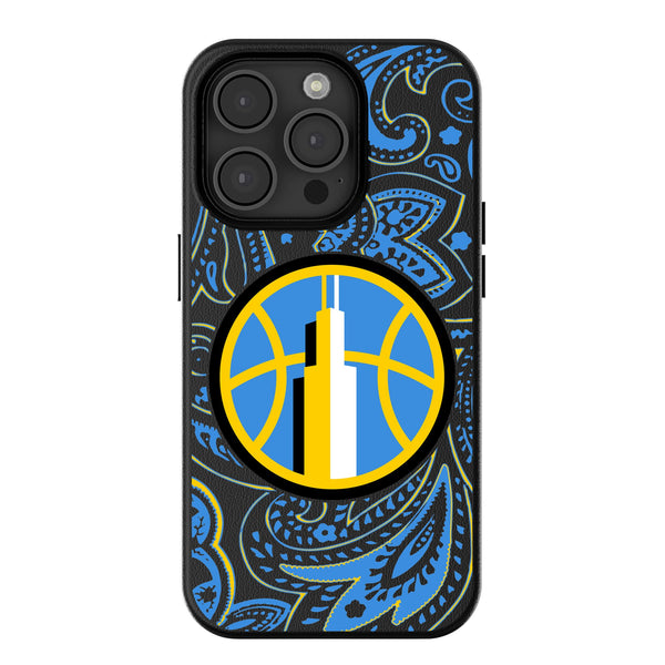 Chicago Sky Paisley iPhone MagSafe Compatible Phone Case