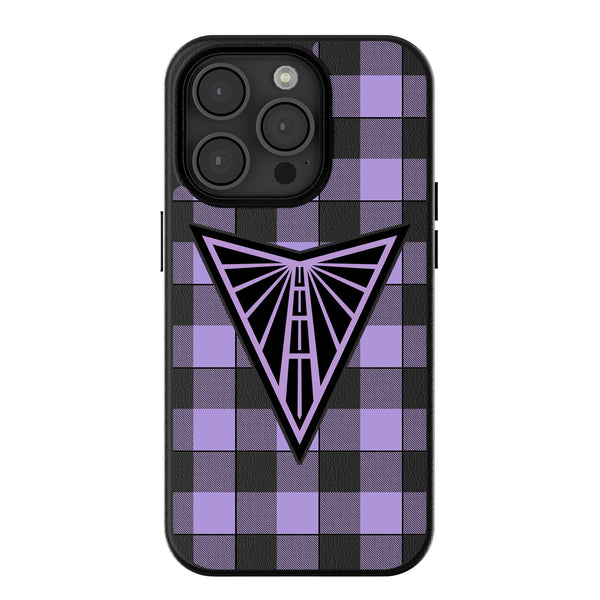 Golden State Valkyries Plaid iPhone MagSafe Compatible Phone Case for Apple iPhone