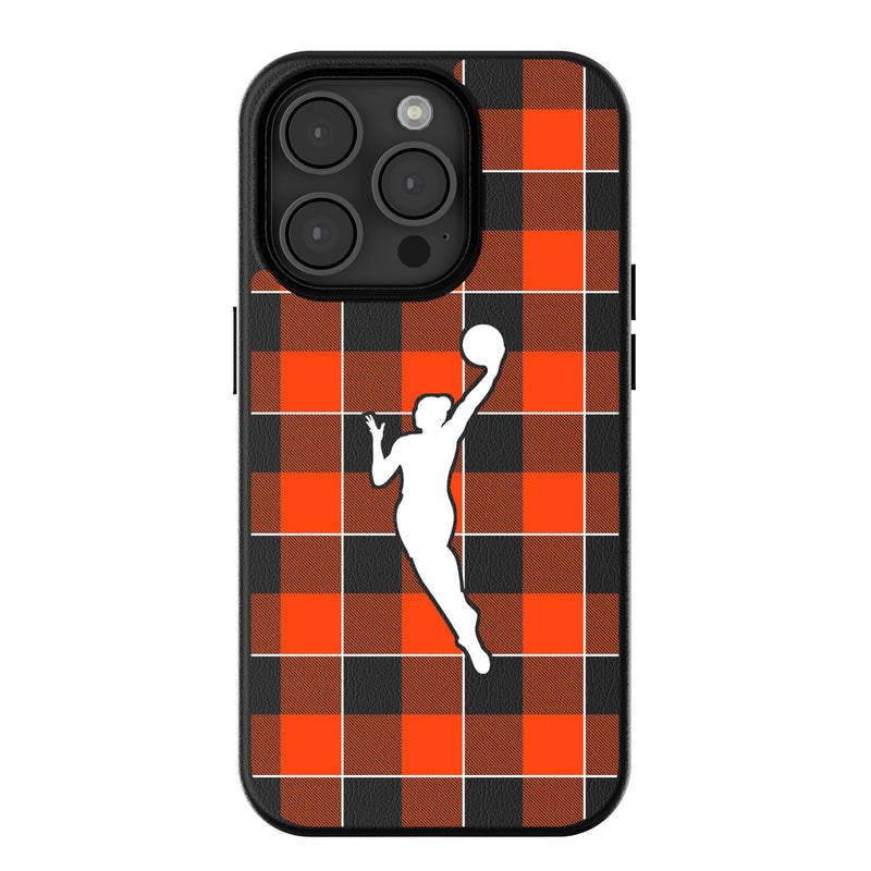 WNBA  Plaid iPhone MagSafe Compatible Phone Case