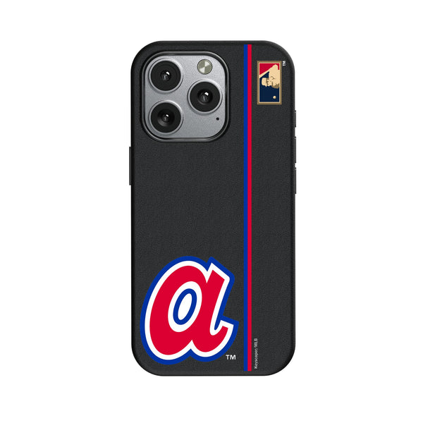Atlanta Braves 1972-1980 - Cooperstown Collection Sidebar iPhone MagSafe Compatible Phone Case for Apple iPhone
