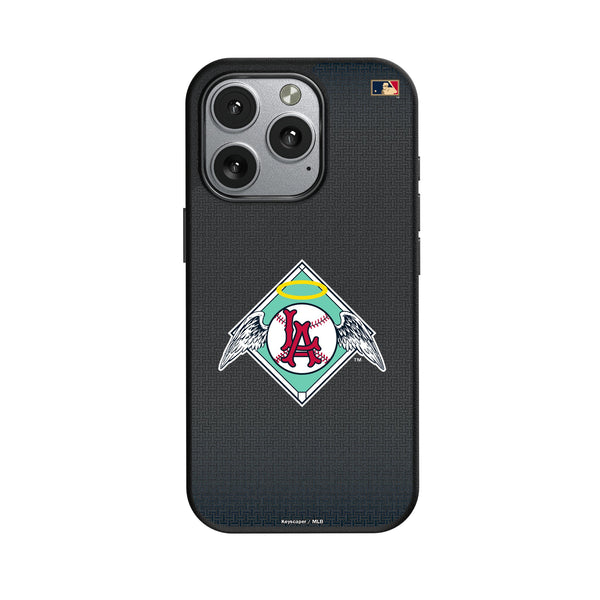 LA Angels 1961-1965 - Cooperstown Collection Linen iPhone MagSafe Compatible Phone Case for Apple iPhone