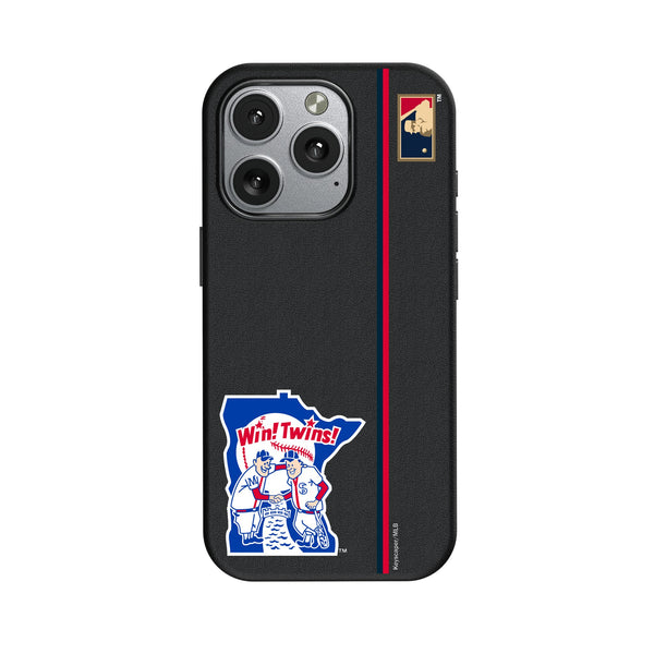 Minnesota Twins 1976-1986 - Cooperstown Collection Sidebar iPhone MagSafe Compatible Phone Case for Apple iPhone