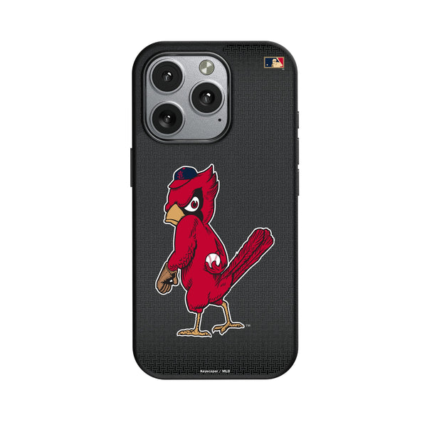 St Louis Cardinals 1950s - Cooperstown Collection Linen iPhone MagSafe Compatible Phone Case for Apple iPhone