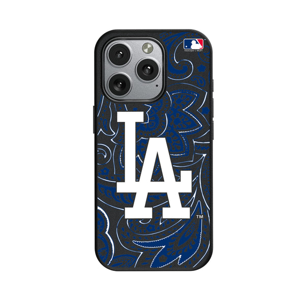 LA Dodgers Paisley iPhone MagSafe Compatible Phone Case for Apple iPhone