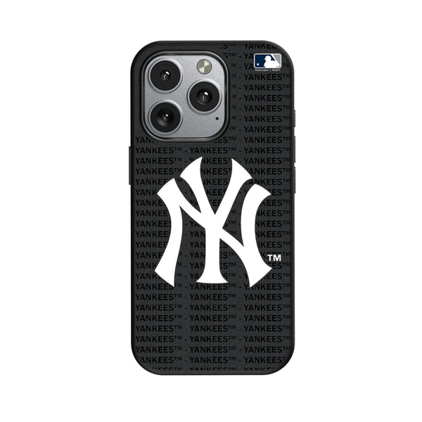 New York Yankees Text Backdrop iPhone MagSafe Compatible Phone Case for Apple iPhone
