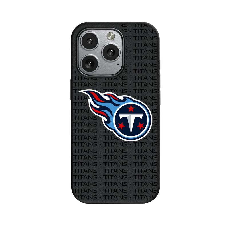 Tennessee Titans Text Backdrop iPhone MagSafe Compatible Phone Case for Apple iPhone