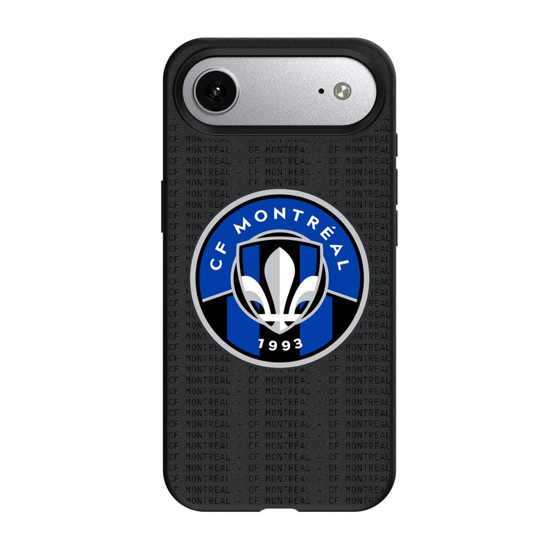 CF Montreal Text Backdrop iPhone MagSafe Compatible Phone Case for Apple iPhone