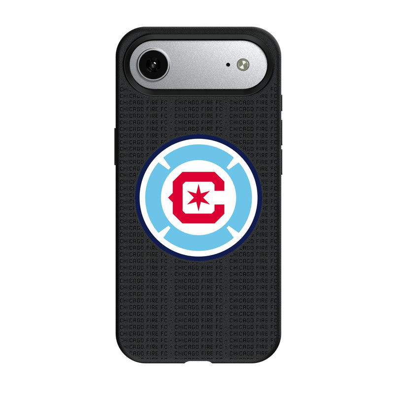 Chicago Fire Text Backdrop iPhone MagSafe Compatible Phone Case for Apple iPhone